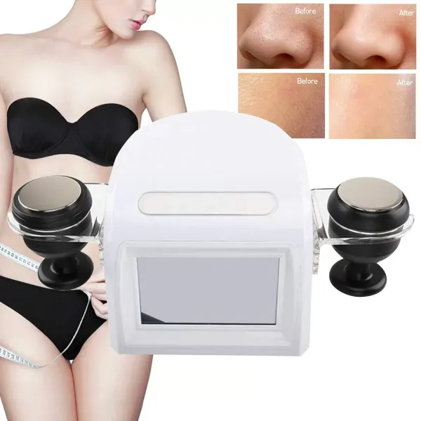 Cuerpo para quemar grasa Delgado 40K Radiofrecuencia Masajeador de celulitis Cavitación ultrasónica Vacío Máquina de belleza