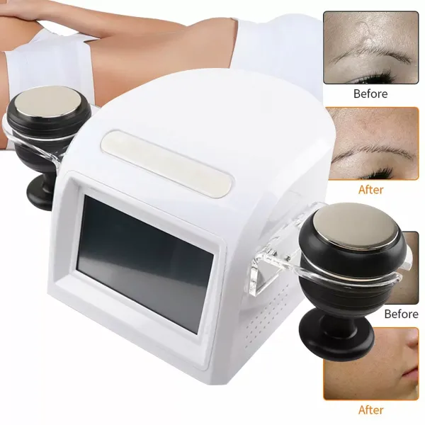 Cuerpo para quemar grasa Delgado 40K Radiofrecuencia Masajeador de celulitis Cavitación ultrasónica Vacío Máquina de belleza