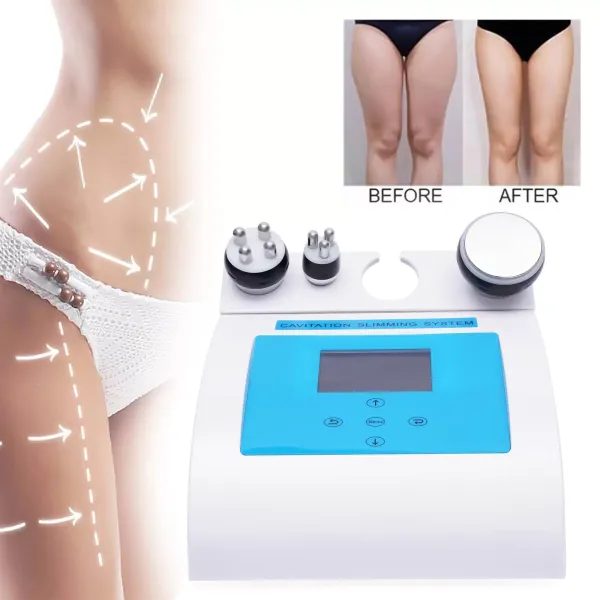 40 K, 3 en 1 cavitación por ultrasonidos, celulitis grasa RF, elimina el masajeador profesional del cuerpo, aparato de adelgazamiento
