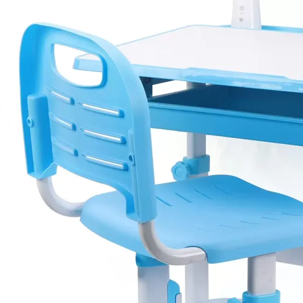 Juego de escritorio juvenil con lámpara LED y silla cuadrada Juego de escritorio juvenil con lámpara LED y silla cuadrada