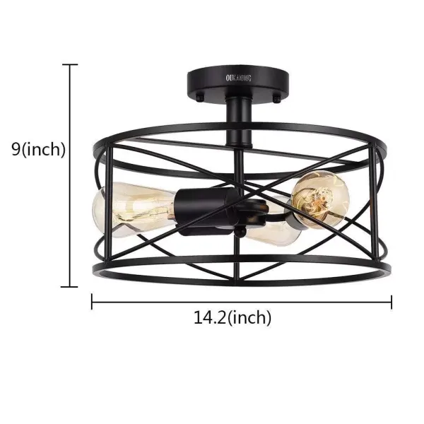 Lámpara de techo regulable con 3 lámparas de techo E27 de 60 W, no parpadea Lámpara de techo regulable con 3 lámparas de techo E27 de 60 W, no parpadea