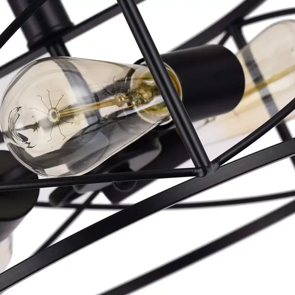 Lámpara de techo regulable con 3 lámparas de techo E27 de 60 W, no parpadea Lámpara de techo regulable con 3 lámparas de techo E27 de 60 W, no parpadea