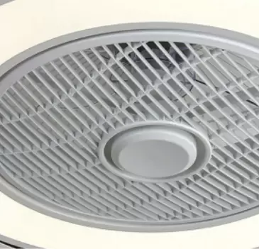 Lámpara de techo LED de 23 pulgadas, con mando a distancia, 3 colores, regulable, ventilador con iluminación para dormitorio o salón