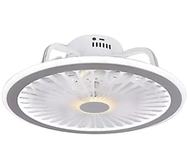 CNCEST Ventilador de Techo con Luz Regulable Lámpara LED de Ventilador de Sala de 32 W, con control remoto luz de ventilador invisible, tricolor