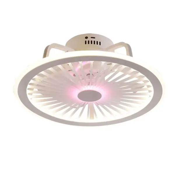 Ventilador de techo de 18,5 pulgadas con lámpara de ventilador Lámpara de luz LED rosa Ventilador de techo de 18,5 pulgadas con lámpara de ventilador Lámpara de luz LED rosa