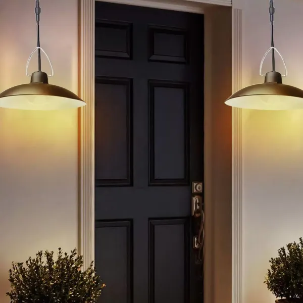 Lámpara solar para exterior, lámpara colgante para exterior, lámpara solar colgante