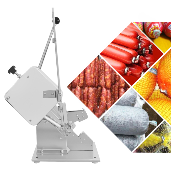 Máquina de sellado de acero inoxidable Sellador manual en forma de U para el hogar para salchichas Bolsa de plástico Plata Máquina de sellado de acero inoxidable Sellador manual en forma de U para el hogar para salchichas Bolsa de plástico Plata