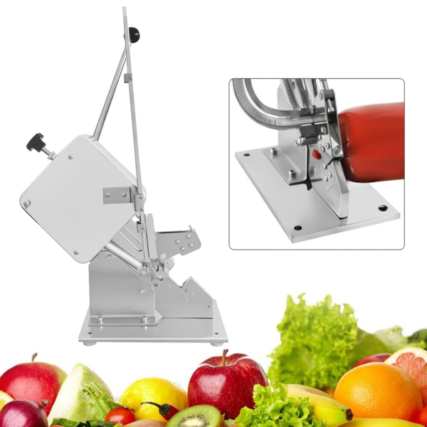 Máquina de sellado de acero inoxidable Sellador manual en forma de U para el hogar para salchichas Bolsa de plástico Plata