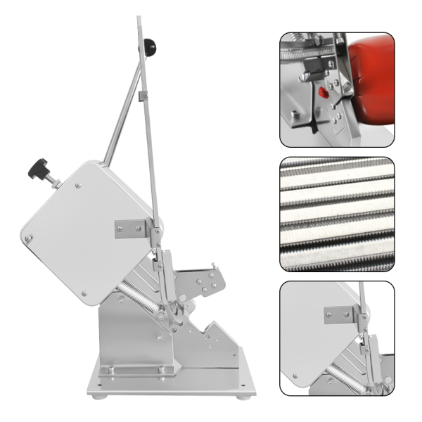 Máquina de sellado de acero inoxidable Sellador manual en forma de U para el hogar para salchichas Bolsa de plástico Plata