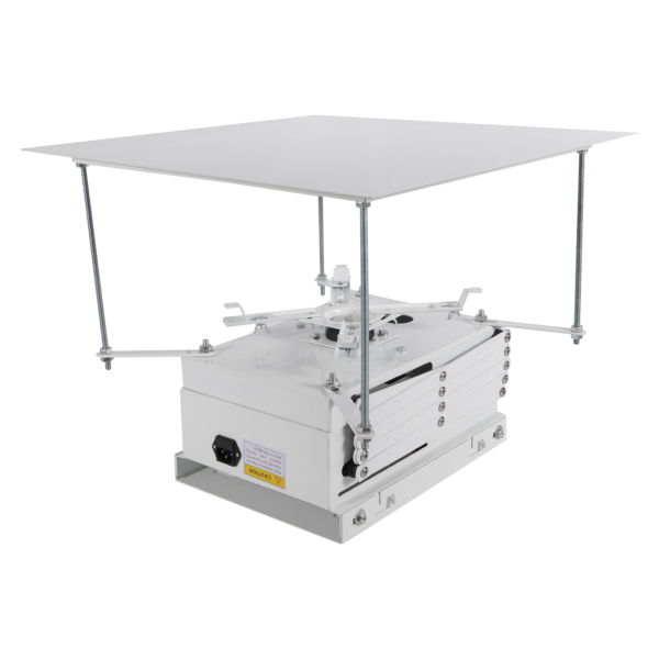 Soporte de techo eléctrico para proyector de 100 cm de elevación con mando a distancia y carga máxima de 10 kg Soporte de techo eléctrico para proyector de 100 cm de elevación con mando a distancia y carga máxima de 10 kg