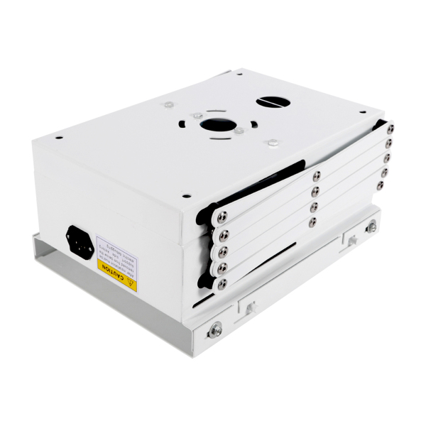 Soporte de techo eléctrico para proyector de 100 cm de elevación con mando a distancia y carga máxima de 10 kg