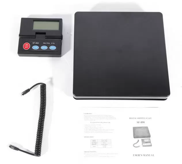 La carga máxima de la báscula es de 50 kg. Medición precisa con precisión de lectura de 2 g  La báscula tiene una pantalla plegable que se conecta a la báscula a través de un cable desmontable  Simplemente cambie entre diferentes unidades de medida, ajuste las medidas y use el cero automático para facilitar el conteo  La báscula tiene una función de tara para poner a cero los contenedores vacíos.
