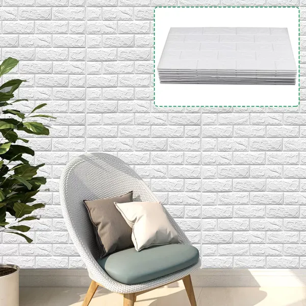 Papel pintado autoadhesivo 3D para pared de salón, paneles de pared autoadhesivos, 10 unidades Papel pintado autoadhesivo 3D para pared de salón, paneles de pared autoadhesivos, 10 unidades