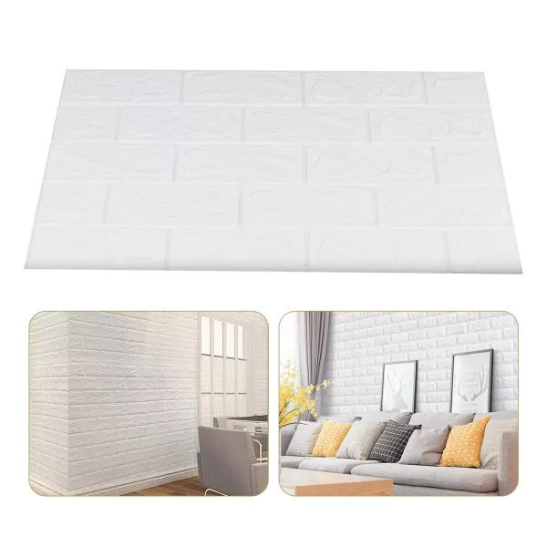 Papel pintado autoadhesivo 3D para pared de salón, paneles de pared autoadhesivos, 10 unidades Papel pintado autoadhesivo 3D para pared de salón, paneles de pared autoadhesivos, 10 unidades
