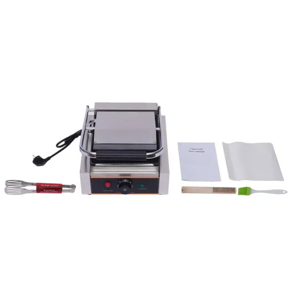 Sandwichera eléctrica de 1800 W, de 0 a 300 ℃, máquina de bocadillo Sandwichera eléctrica de 1800 W, de 0 a 300 ℃, máquina de bocadillo