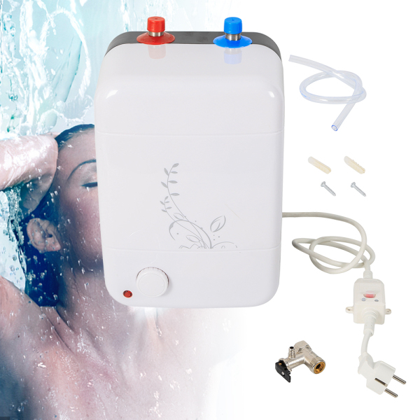 Calentador de agua de 8l, 1,5 kW, pequeño acumulador, calentador de agua instantáneo, 30 – 75 ℃