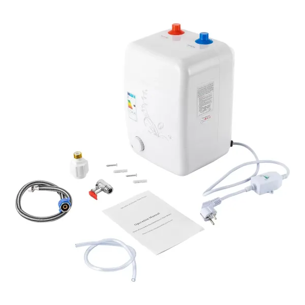 Calentador de agua de 8l, 1,5 kW, pequeño acumulador, calentador de agua instantáneo, 30 – 75 ℃