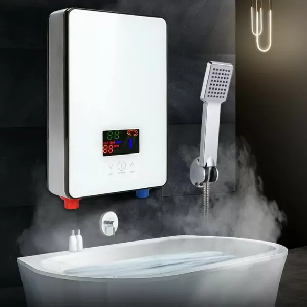 Juego de calentador de agua caliente digital de 6500 W, 220 V, para ducha