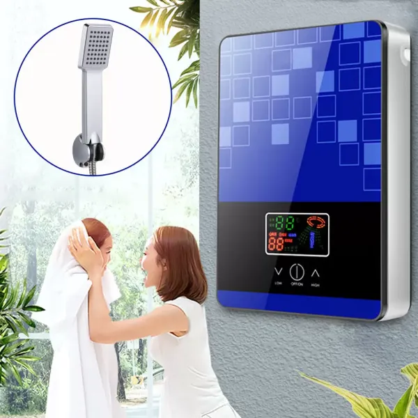 Calentador de Agua, Calentador de Agua Sin Tanque, Calentador de Agua Eléctrico, Fácil de Instalar