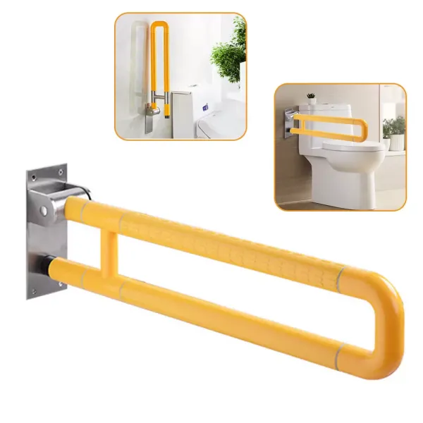Mango plegable para ayudar a levantarse, mango de acero inoxidable antideslizante para discapacitados, personas mayores, lesiones, etc. Mango plegable para ayudar a levantarse, mango de acero inoxidable antideslizante para discapacitados, personas mayores, lesiones, etc.