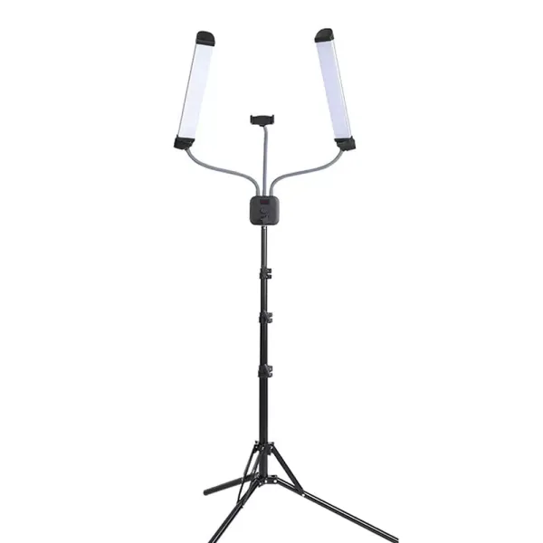 Lámpara de extensión de pestañas USB flexible con temperatura de color y brillo ajustables, para maquillaje con iluminación óptima (40 W, 220 V)