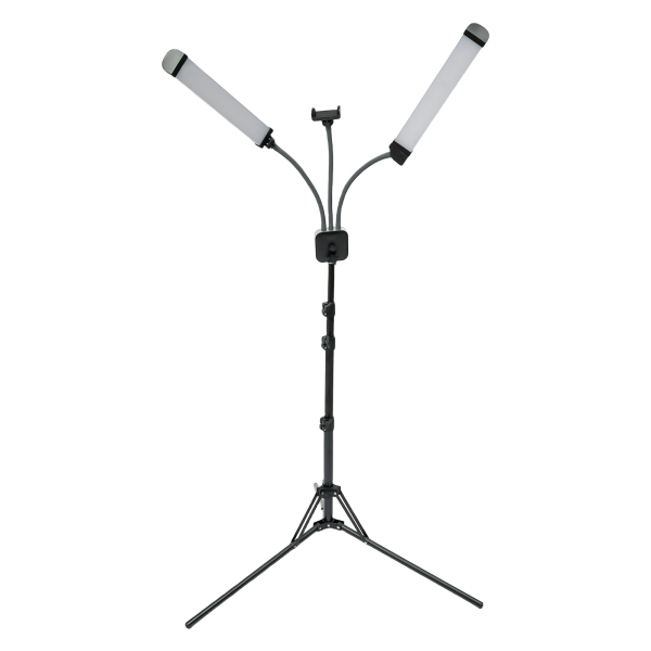 Lámpara de extensión de pestañas USB flexible con temperatura de color y brillo ajustables, para maquillaje con iluminación óptima (40 W, 220 V)