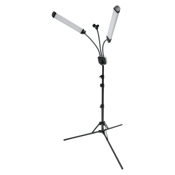 Lámpara de extensión de pestañas USB flexible con temperatura de color y brillo ajustables, para maquillaje con iluminación óptima (40 W, 220 V)