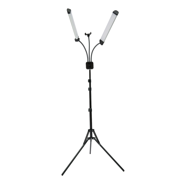 Lámpara de extensión de pestañas USB flexible con temperatura de color y brillo ajustables, para maquillaje con iluminación óptima (40 W, 220 V)