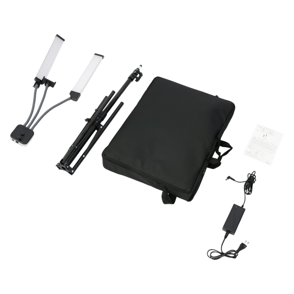 Lámpara de extensión de pestañas USB flexible con temperatura de color y brillo ajustables, para maquillaje con iluminación óptima (40 W, 220 V)