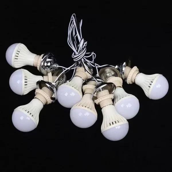 8 Flama Cristal Candelero Moderna Lustre Lámpara de techo transparente con control remoto 8 Flama Cristal Candelero Moderna Lustre Lámpara de techo transparente con control remoto