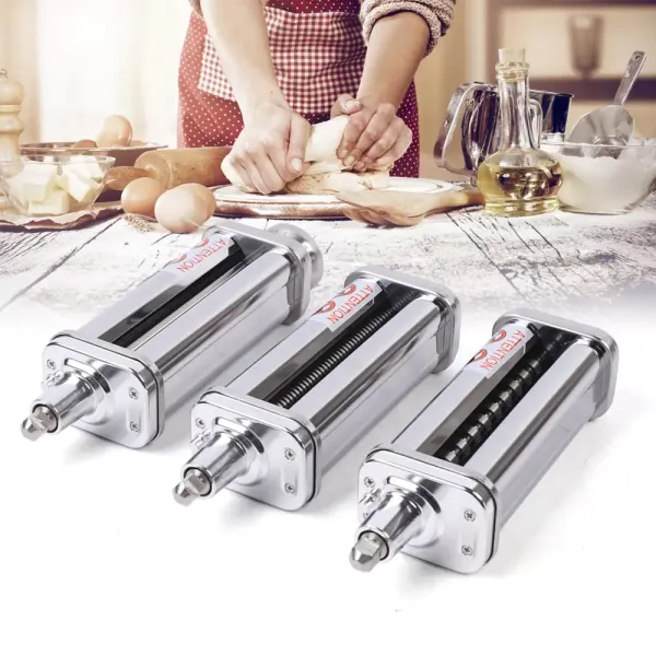 Aid - Accesorio para hacer pasta de acero inoxidable para cocina