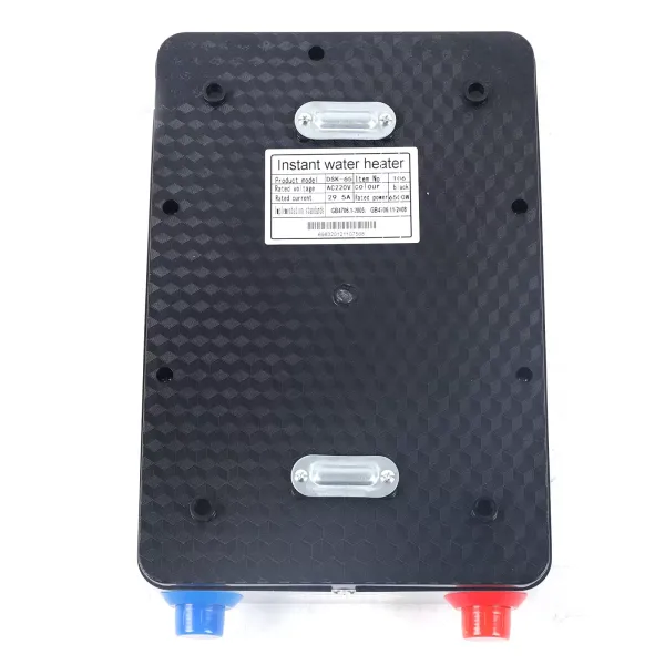 Calentador de agua de 6,5 kW, pantalla digital, calentador de agua instantáneo electrónico