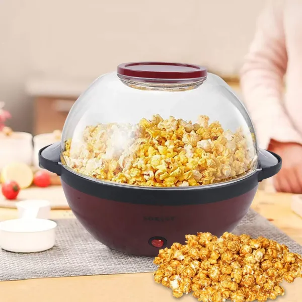 CNCEST Máquina para hacer palomitas en casa, 5 l, antiadherente, eficiente, silenciosa CNCEST Máquina para hacer palomitas en casa, 5 l, antiadherente, eficiente, silenciosa