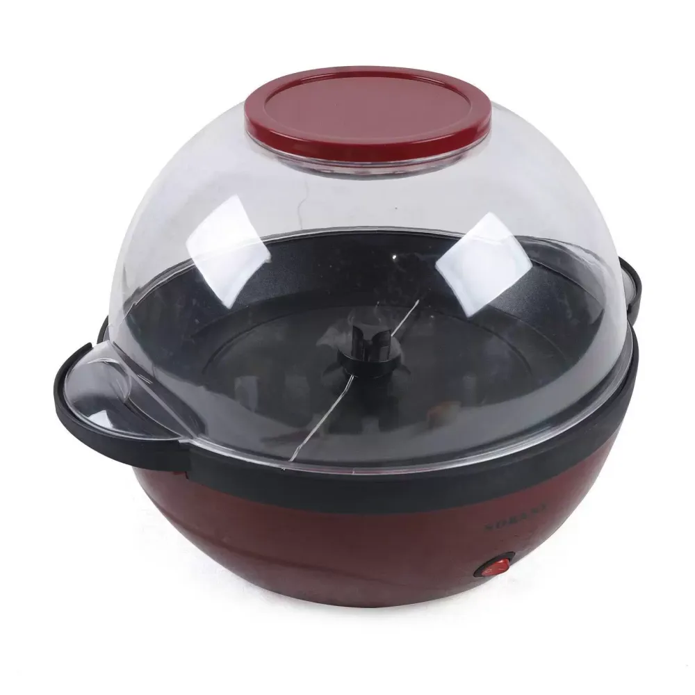 CNCEST Máquina para hacer palomitas en casa, 5 l, antiadherente, eficiente, silenciosa