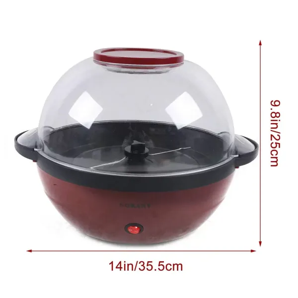 CNCEST Máquina para hacer palomitas en casa, 5 l, antiadherente, eficiente, silenciosa CNCEST Máquina para hacer palomitas en casa, 5 l, antiadherente, eficiente, silenciosa