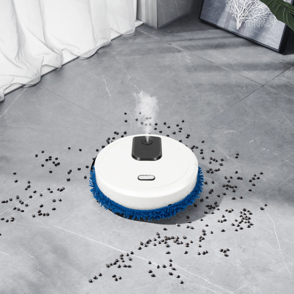 Robot aspirador inteligente con función de limpieza húmeda/seca con carga USB, 60 dB, ideal para limpiar pelos de animales, alfombras, azulejos Robot aspirador inteligente con función de limpieza húmeda/seca con carga USB, 60 dB, ideal para limpiar pelos de animales, alfombras, azulejos