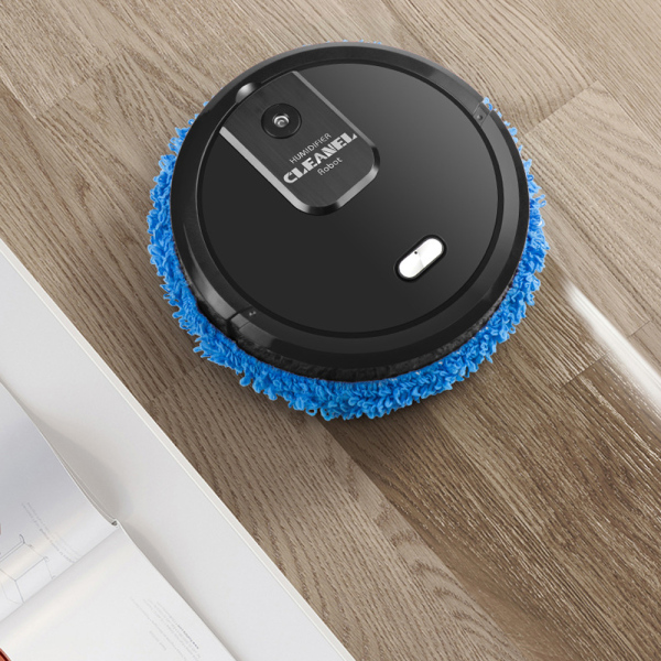 Robot aspirador inteligente con función de limpieza húmeda/seca con carga USB, 60 dB, ideal para limpiar pelos de animales, alfombras,azulejos