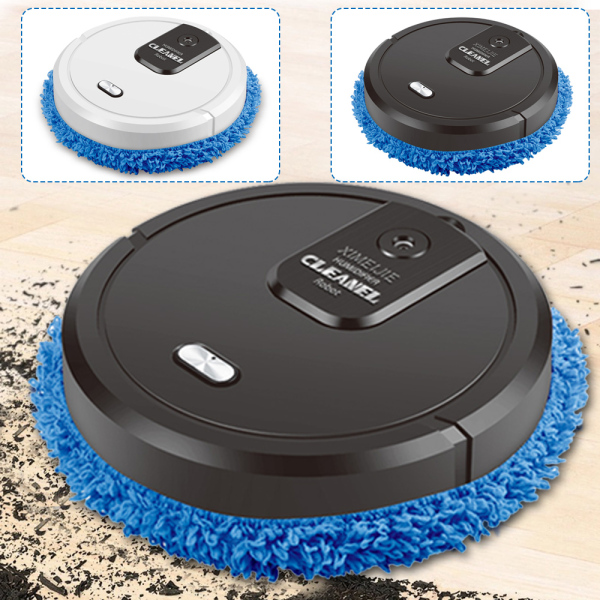 Robot aspirador inteligente con función de limpieza húmeda/seca con carga USB, 60 dB, ideal para limpiar pelos de animales, alfombras,azulejos Robot aspirador inteligente con función de limpieza húmeda/seca con carga USB, 60 dB, ideal para limpiar pelos de animales, alfombras,azulejos