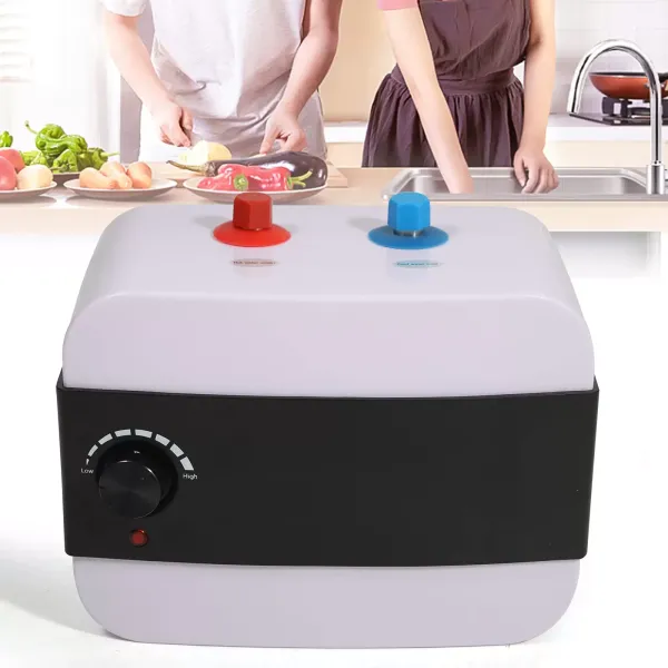 Calentador de agua eléctrico de 1500 W, 6 l, calentador de agua para cocina o baño