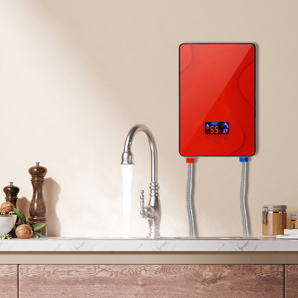 Mini calentador de agua, múltiples medidas de seguridad, calentador de agua, sistema de suministro de agua caliente para cuarto de baño