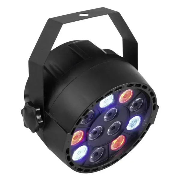 Juego de 4 luces de escenario LED RGB luz de escenario profesional para Bares Fiesta Discoteca Espectáculo Disco DJ partido