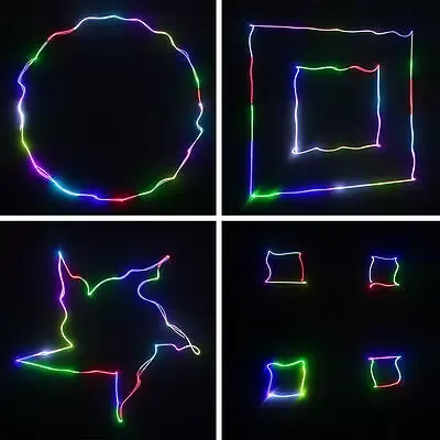 Proyector Láser de Animación DJ Party Club DM-RGB400 Iluminación Láser DMX 14W