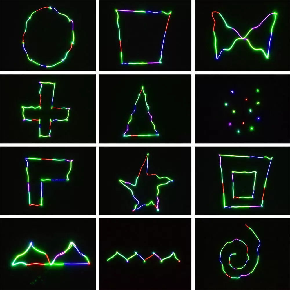 Proyector Láser de Animación DJ Party Club DM-RGB400 Iluminación Láser DMX 14W