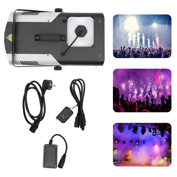 Máquina de Niebla 1500W 3In1 DMX LED Light RGB