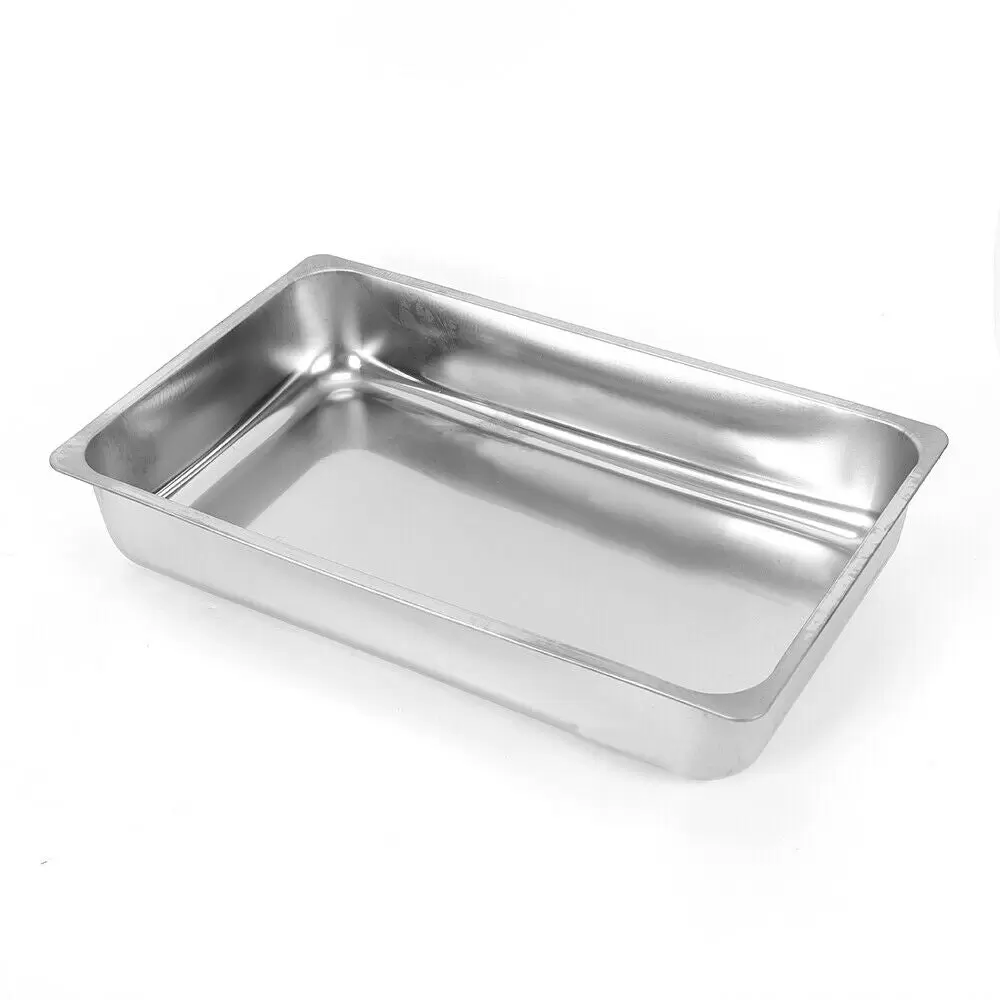 Sartenes individuales o dobles de acero inoxidable, diseño elegante y marco duradero, fácil de almacenar y limpiar (horno plegable de doble rejilla)