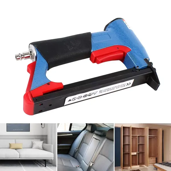Grapadora de aire comprimido 2 en 1, profesional, para clavos de 4 a 16 mm, clavo estilo U, clavadora neumática de 4 a 8 bares, 150 x 45 x 200 mm Grapadora de aire comprimido 2 en 1, profesional, para clavos de 4 a 16 mm, clavo estilo U, clavadora neumática de 4 a 8 bares, 150 x 45 x 200 mm