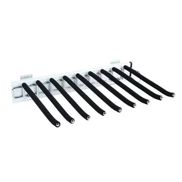 CNCEST Percha extensible de acero inoxidable para colgar pantalones, 9 pantalones