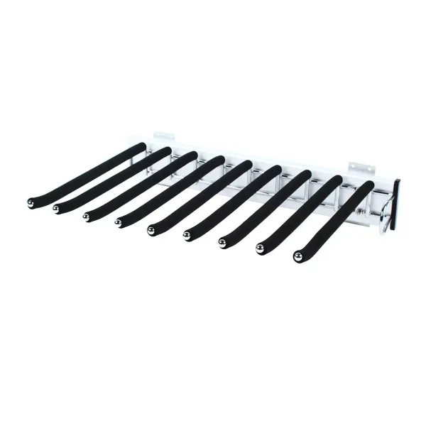 CNCEST Percha extensible de acero inoxidable para colgar pantalones, 9 pantalones