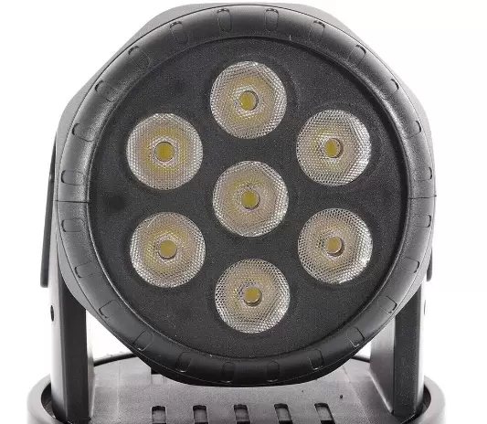 Moving Head - Iluminación de escenarios LED, 5 modos de control, iluminación para discoteca, DJ Lights