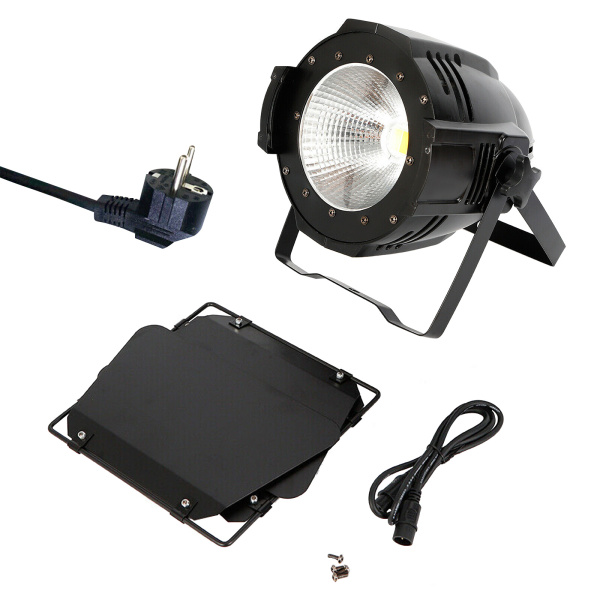 Foco LED 200 W, luz fría para escenarios, 2 en 1, foco COB exterior, luz de teatro, luz blanca cálida, panel de sonido DMX Foco LED 200 W, luz fría para escenarios, 2 en 1, foco COB exterior, luz de teatro, luz blanca cálida, panel de sonido DMX